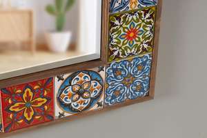 Turkish Handcrafted Customized Color Modern Full Length Decorative Multicolor <b>Wall</b> <b>Hanging</b> <b>Mirror</b> Living Room Decor No - Product Image 5