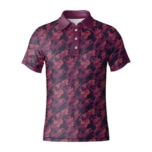 เสื้อโปโลผู้ชายสำหรับกอล์ฟ ผ้าโพลีเอสเตอร์ผสมสแปนเด็กซ์ ระบายอากาศได้ดี แห้งเร็ว ขายส่ง - Product Image 4