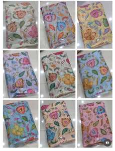 Tissu brodé lourd en soie Taby respirant, teint, à motifs floraux et feuilles, idéal pour la mode de boutique et les textiles de maison – Vente chaude - Product Image 4