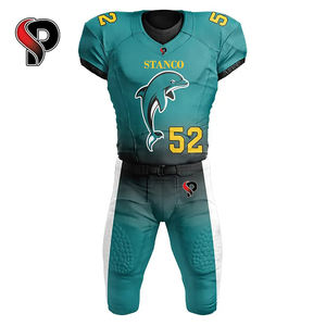 Uniforme de Fútbol Americano Personalizado de Alta Calidad, Estilo Único para Equipos Nacionales, Transpirable, de Secado Rápido, Impresión Digital, 100% Poliéster - Product Image 6