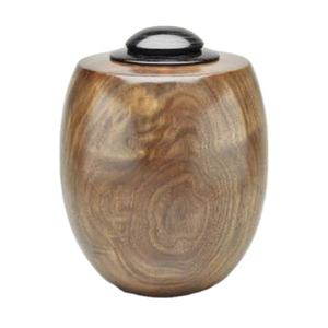 Attractive Look Pattern Brown Color <b>Wooden</b> Material Human <b>Ashes</b> Memorial <b>Urns</b> and Pot Centerpiece Decorating <b>Urns</b> Supplies - Product Image 1