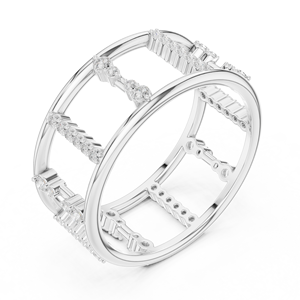 Oh Gracious 14K Gothic Skull Ring Punk Rock Moda - Product Image 3