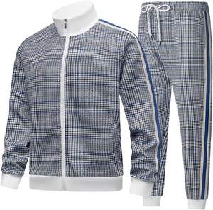 Conjunto Deportivo Gris para Hombre, de Invierno, con Cierre Completo, Logotipo Personalizado, Pantalones Deportivos Suaves 100% Algodón, Venta Caliente - Product Image 4