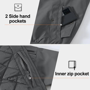 Chaquetas universitarias para hombre con logotipo personalizado de alta calidad, abrigo informal Unisex, chaqueta de béisbol de Color sólido para hombre con bolsillo - Product Image 4