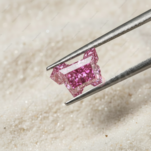 เพชรสังเคราะห์ IGI GIA รับรอง 5 กะรัต ขายส่ง เพชร HPHT CVD สังเคราะห์ คุณภาพ VVS VS รูปทรงแฟนซี สีชมพู แบบนอร์วิชเทอร์เรียร์ - Product Image 3