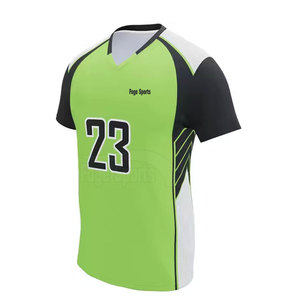 Custom Design & Logo Unisex <b>Volleyball</b> Jersey 100% Polyester Breathable Quick Dry OEM Service for Wholesale - Product Image 6