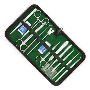 Kit de dissection médicale en acier inoxydable allemand, outils de suture manuels, porte-scalpel, pinces à moustiques, ciseaux iris, certifié CE - Product Image 6
