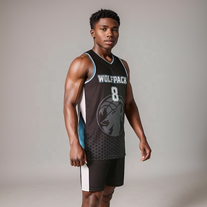 Nouvelle conception 2026 – Maillots de basketball personnalisés respirants et antibactériens, grande taille, sans manches, unisexe, couleur personnalisée pour équipe, 100 % personnalisable - Product Image 2