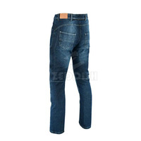 Jean décontracté pour homme en denim respirant, couleur unie, délavage moyen, taille mi-haute, coupe droite, pour l'été, le printemps et l'automne, style streetwear, haute qualité, en promotion