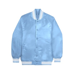 Chaqueta Versity de béisbol personalizada de la mejor calidad para hombre, bombardero de satén a la moda con capucha, chaqueta de invierno de talla grande de gran calidad - Product Image 1