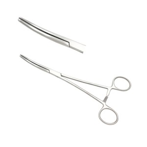 Pinzas Hemostáticas Manuales de Acero Rochester Carmalt de 14 cm Curvadas MEDZORA SURGICAL - Product Image 2
