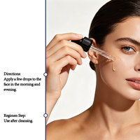 Sérum Visage Hydratant à l'Acide Hyaluronique Pur et Vitamine B5, Essence Liquide Hydratante à Base d'Eau pour l'Hydratation Quotidienne de la Peau - Vente en Gros OEM