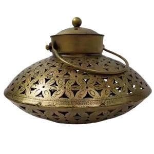 Quemador de incienso de latón Vintage con mango, Vela decorativa para el hogar, quemador de fragancia para el hogar y soporte de incienso de la India a precio mayorista - Product Image 4