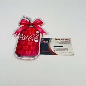 Base de Acrílico Personalizable para Pestañas con Diseño de Mariposa Roja y Lazo, Sostenible, con Imanes, Impresión de Logotipo Personalizado - Product Image 5