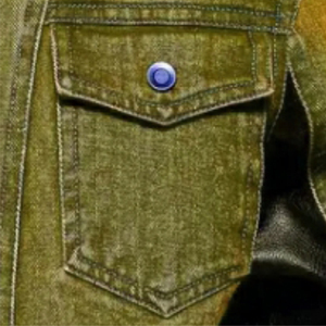 Nouveauté vente en gros, veste en jean coupe ajustée personnalisée pour hommes, nouveau design de mode, vestes en jean pour hommes, couleur unie et décontractée - Product Image 5