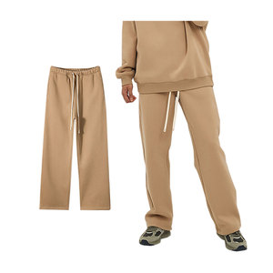 Pantalones de chándal Pantalones de hombre Logotipo personalizado Ropa deportiva de moda en blanco con cintura con cordón y bolsillos prácticos - Product Image 1