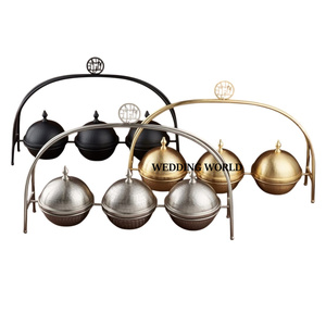 Ensemble de deux bol à chocolat noir forme ronde bol doux design belle qualité luxe nouveau bol à chocolat fantaisie - Product Image 5