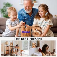 Tirelire pour garçons personnalisé Alphabet tirelire en bois pot d'argent pour enfants personnalisé en forme de lettre boîte d'épargne tirelire