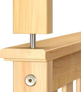 Cama rosa de madera maciza para niñas, muebles de dormitorio para niños, juego de camas de princesa, muebles de habitación - Product Image 5