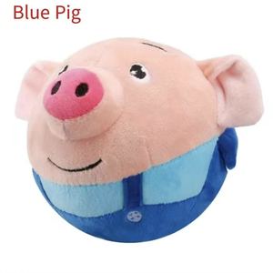 Komik domuz elektronik müzik interaktif köpek peluş oyuncak şarj edilebilir çevre dostu Pet oyuncak zıplatma ve gıcırtılı özellikleri ile oynamak için - Product Image 3