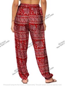 Pantalones Harem de Satén Transpirables de Talla Única para Mujer, Cómodos, Sexys, Estilo Bohemio, Elásticos en la Parte Delantera, Corte Regular Informal, Ropa de Calle para Invierno - Product Image 5