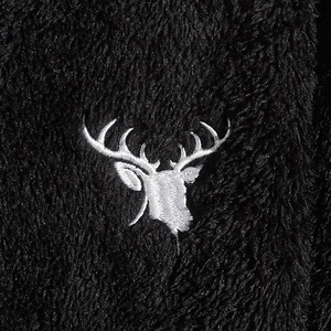 Pull à capuche unisexe à logo personnalisé Sweat à capuche en laine 100% oversize coupe hivernale Streetwear col à capuche en polaire pour hommes - Product Image 3