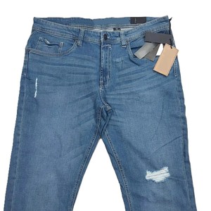 กางเกงยีนส์ผู้ชายทรงสกินนี่สีพื้นคุณภาพสูงแฟชั่นล่าสุด น้ำหนักเบา เหมาะสำหรับใส่ลำลองกลางแจ้ง - Product Image 6