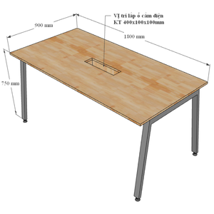 Contemporary Luxury 180x90 Steel Leg <b>Office</b> Conference <b>Table</b> for Hotel & <b>Office</b> Use-HBAT010 - Product Image 4