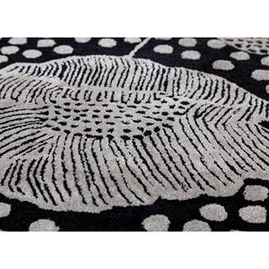 Hacienda Floral & Striped <b>Hand</b> <b>Tufted</b> Wool & Viscose <b>Rug</b> Tra-14892 Rectangular Plush for Home Living Room or Hallway - Product Image 3