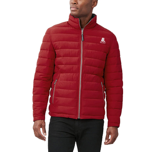 Veste matelassée pour homme à col montant, manches longues, lavable, avec logo personnalisé, de haute qualité, légère, rembourrée, pour l'hiver - Product Image 1
