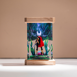 Lámpara de Resina Epoxi Personalizada, Lámpara de Resina Epoxi, Lámpara de Arte de Madera y Resina, Lámpara de Noche Personalizada, Regalo Hecho a Mano, Halloween - Product Image 3