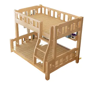 विटेनामी थोक बच्चों के बिस्तर फ्रेम लकड़ी के डबल डेक बिस्तर बच्चों बिक्री के लिए बंक बिस्तर