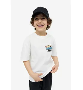 उच्च गुणवत्ता बच्चों प्लस आकार हैवीवेट बच्चों ड्रॉप कंधे टी शर्ट लक्जरी खाली भारी कपास कस्टम streetwear बच्चों वृहदाकार