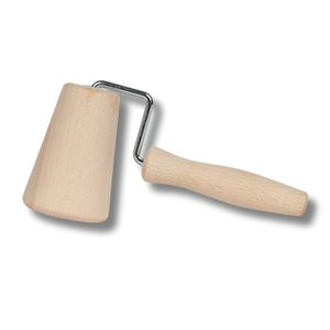 Rodillo de Madera de Haya Cónico para Pizza de 18 cm, Lijado, Sin Acabado, para Masa de Croissant, Venta al por Mayor, Logotipo Personalizado - Product Image 1