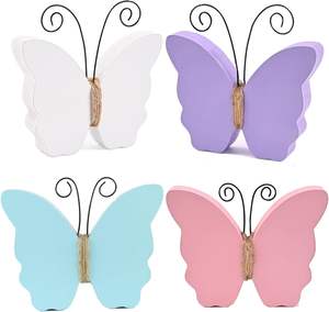 Wooden Serving Tray <b>Butterfly</b> Traditional Design Wedding <b>Parties</b> Lightweight Home <b>Decor</b> wholesale supply - Product Image 1