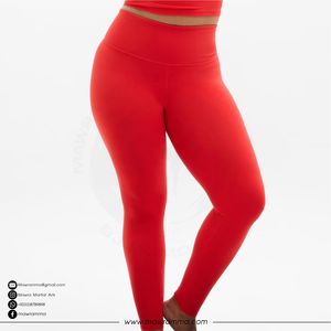 High Quality Women's Solid Yoga <b>Legging</b> Full Length Elastic Waist Custom Logo 4-way Stretch Plain Dyed Polyester Spandex Fabric - Product Image 3