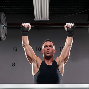 Custom Direct Factory Made Cross Fit Avec Dragonne Noire 2025 Nouvelle Arrivée Gym Formation Sans Doigts Haltérophilie Gants De Sport - Product Image 3