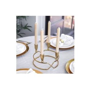 NUEVO Candelabro de Metal Plateado para Decoraciones de Bodas, Eventos y Navidad - Portavelas Hechos a Mano y Personalizables - Product Image 3