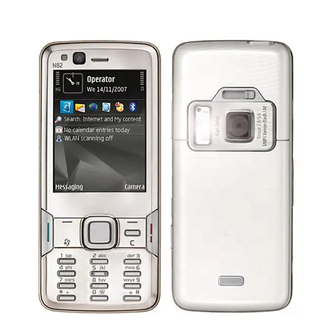Teléfono Móvil Nokia N82 desbloqueado, celular desbloqueado de fábrica, Simple y Original, 3G, barra clásica, por correo, envío gratis