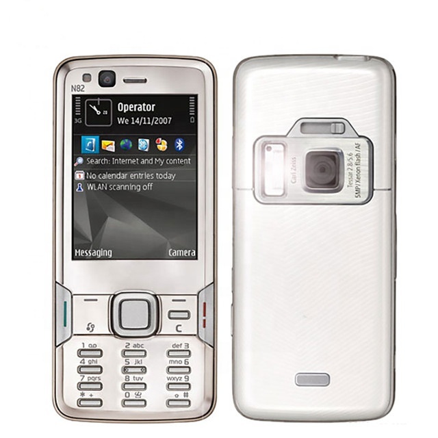 Free Shipping for Nk N82 Factory Unlocked Best Buy Original Simple Cheap Classic Bar Unlocked Mobile Cell Phone by Post