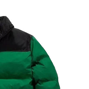 Custom Logo Detachable <b>Hooded</b> <b>Padded</b> <b>Jackets</b> Down Winter Bubble Green Puffer Men's <b>Jackets</b> - Product Image 4