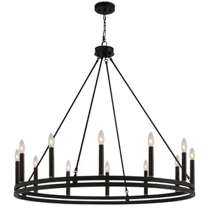 Lustre d'intérieur LED de haute qualité Suspension Design vintage Plafonnier suspendu pour villas - Product Image 6