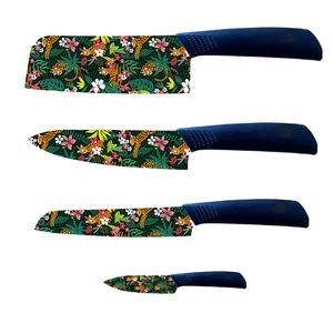 Prix Usine Nouvelle Tendance Couteau de Chef en Céramique 2 Pièces Ambidextre Compatible Lave-Vaisselle Manche en Plastique Durable pour Barbecue Livraison Rapide - Product Image 1