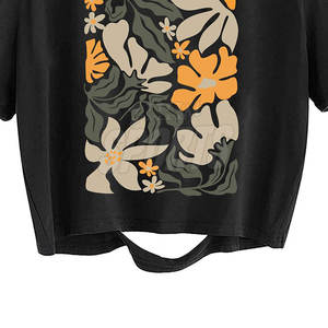 Customized Women <b>Distress</b> T-Shirt <b>Top</b> Quality <b>Distress</b> T-Shirt Apparel Clothing <b>Distress</b> T-Shirt - Product Image 6