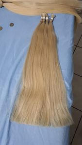 Pelo brasileño de Color rubio, pelo humano a granel, mechones, extensiones de cabello, envío gratis a Brasil - Product Image 3