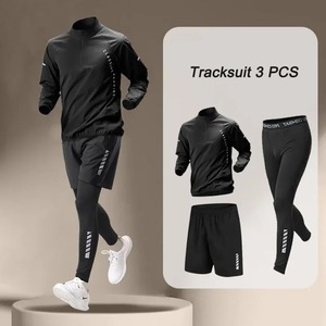 Ensemble de survêtement d'hiver pour homme 2025, veste en polaire imprimée à séchage rapide, 1 à 4 pièces, ensembles de sport pour la course à pied en plein air, pantalon de jogging, entraînement - Product Image 6