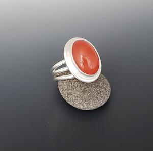 925 argent Sterling longue forme ovale lunette réglage incrustation bague à la main pierre précieuse naturelle mariage anniversaire cadeau classique Designer - Product Image 5