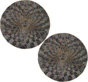 Modern Classic Design Glass Beads Placemat for <b>Dinner</b> Parties and <b>Table</b> Decor Impresses Guests with a Romantic Touch - Product Image 5