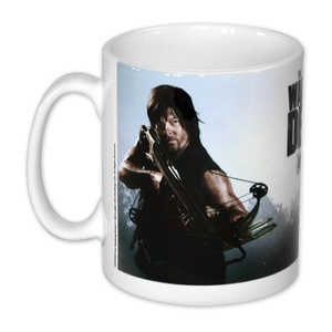 Mug isotherme The Walking Dead, design Daryl Dixon, compatible lave-vaisselle, pour cadeaux promotionnels ou usage en café - Product Image 3