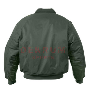 Custom Winter Men's Bomber <b>Jacket</b> with Stand Collar and Front Logo Eco-Friendly & Breathable Wholesale New Design - Product Image 1